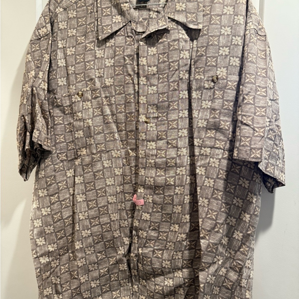 Men's‎ Brown Patterned Shirt